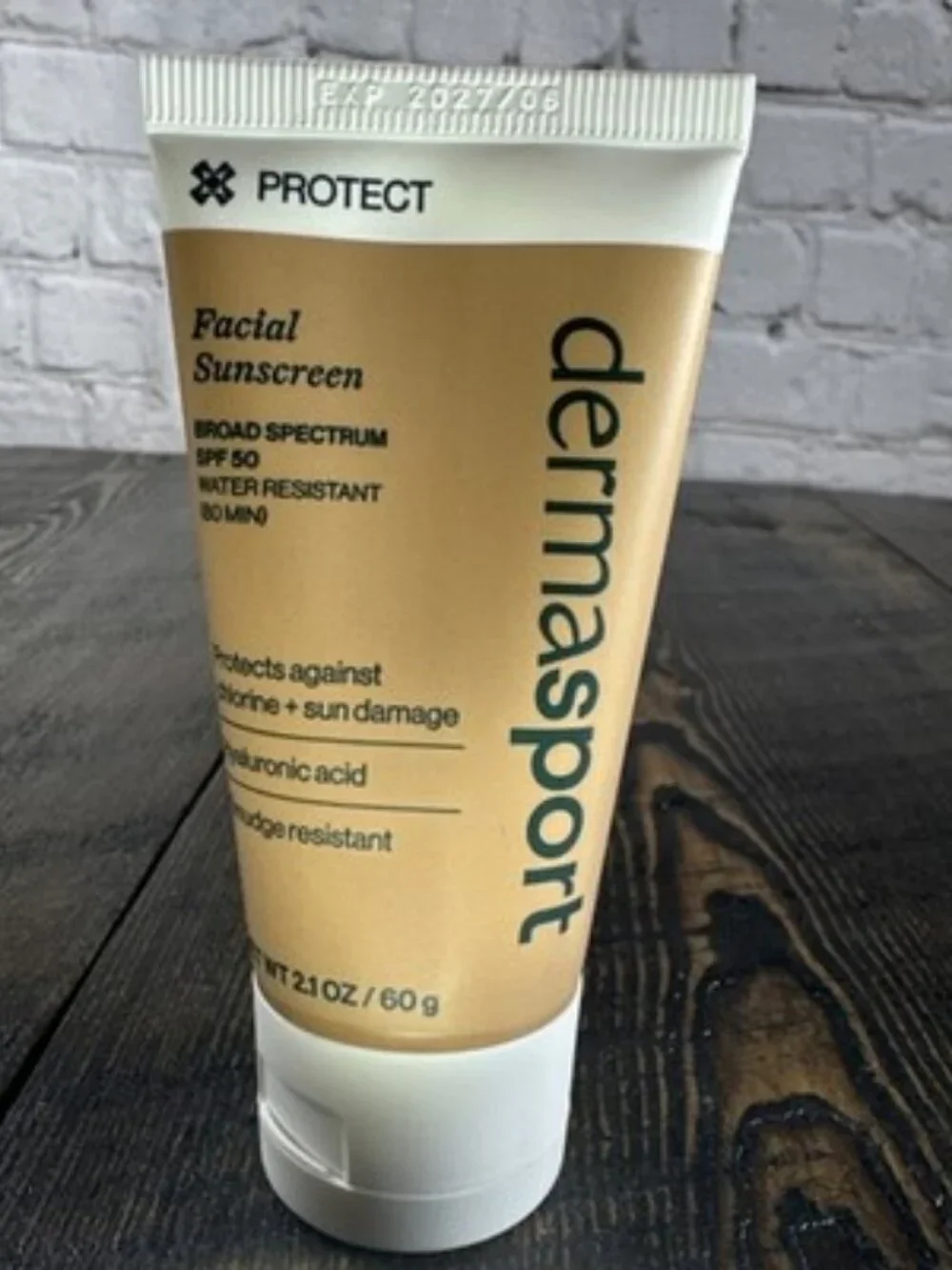 Dermasport SPF 50 Facial Sunscreen Lotion Broad Spectrum 80 Min Water Resistant